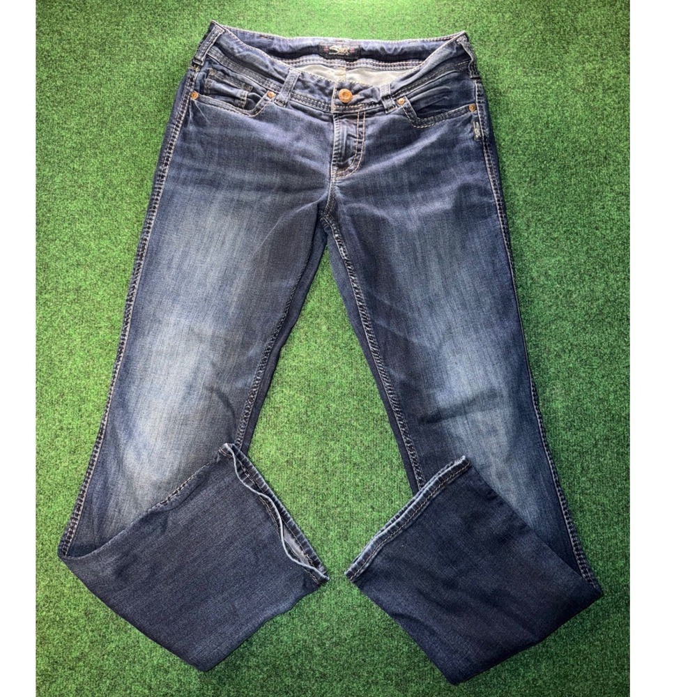 Silver Jeans Co Suki Slim Boot Dark Wash Denim Jeans W31 L33 L93616SSX405